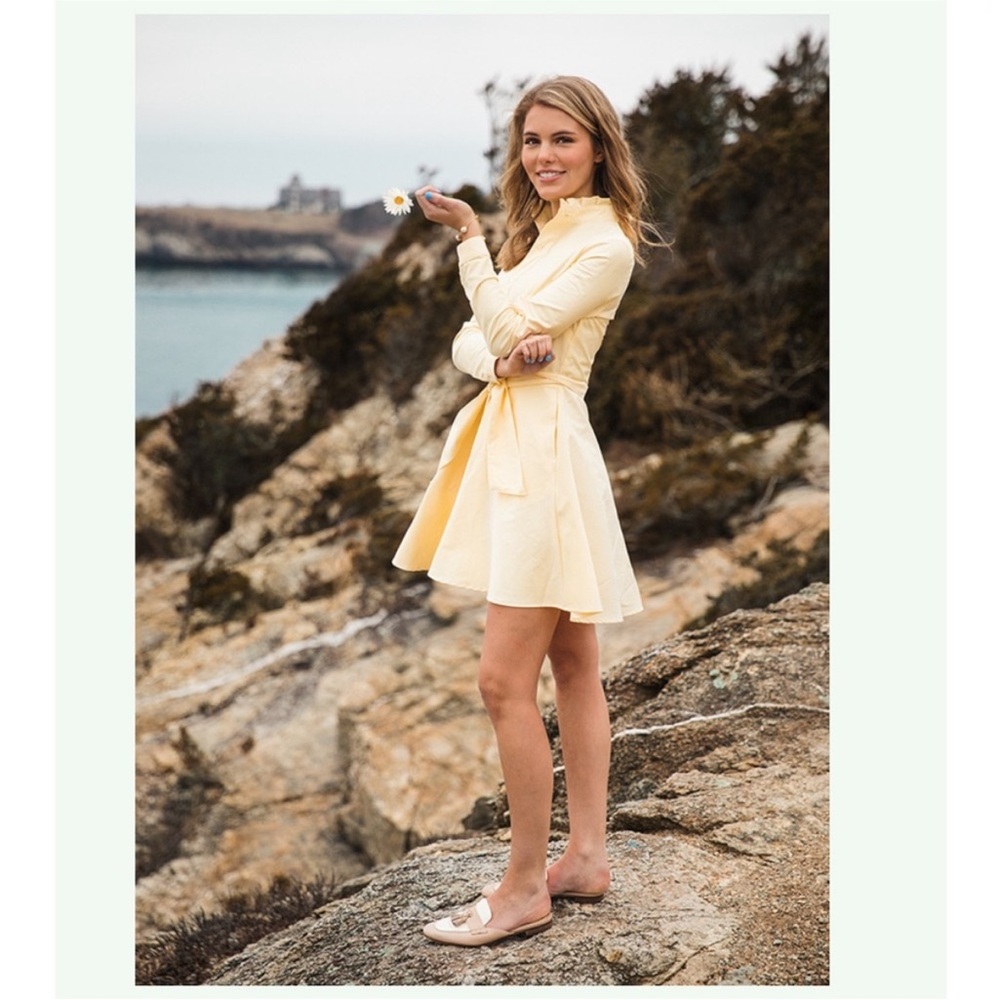 Yellow Long Sleeved Summering Dress Kiel James Patrick (KJP)